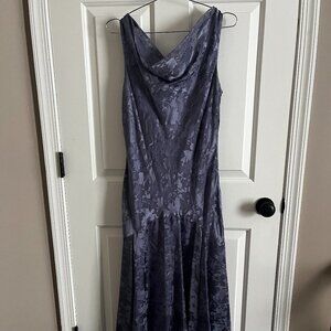 Purple Alex Evenings Size 8 Formal Gown with Shawl